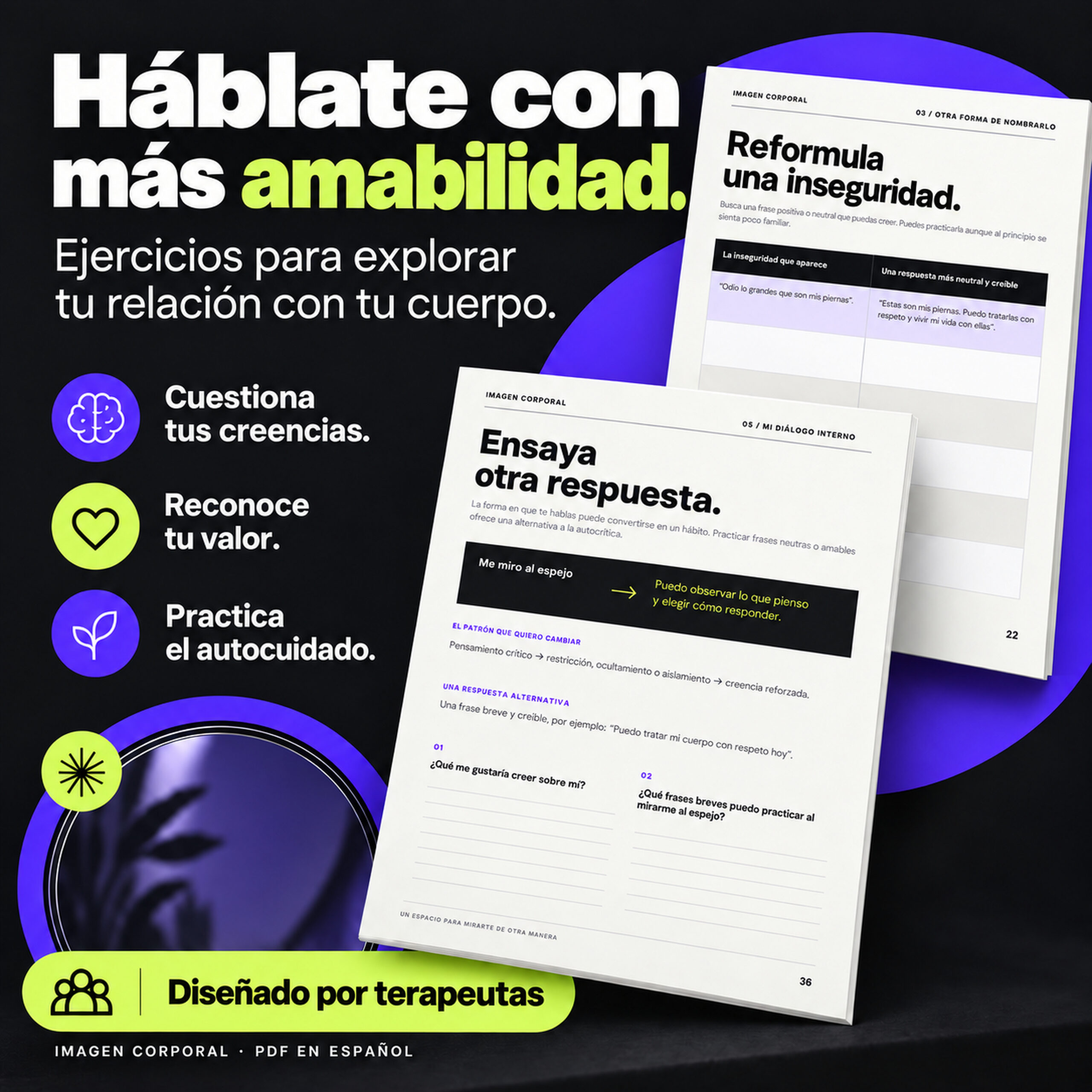 Amor Propio en Acción: Guía para Fortalecer Tu Imagen Corporal - Image 3