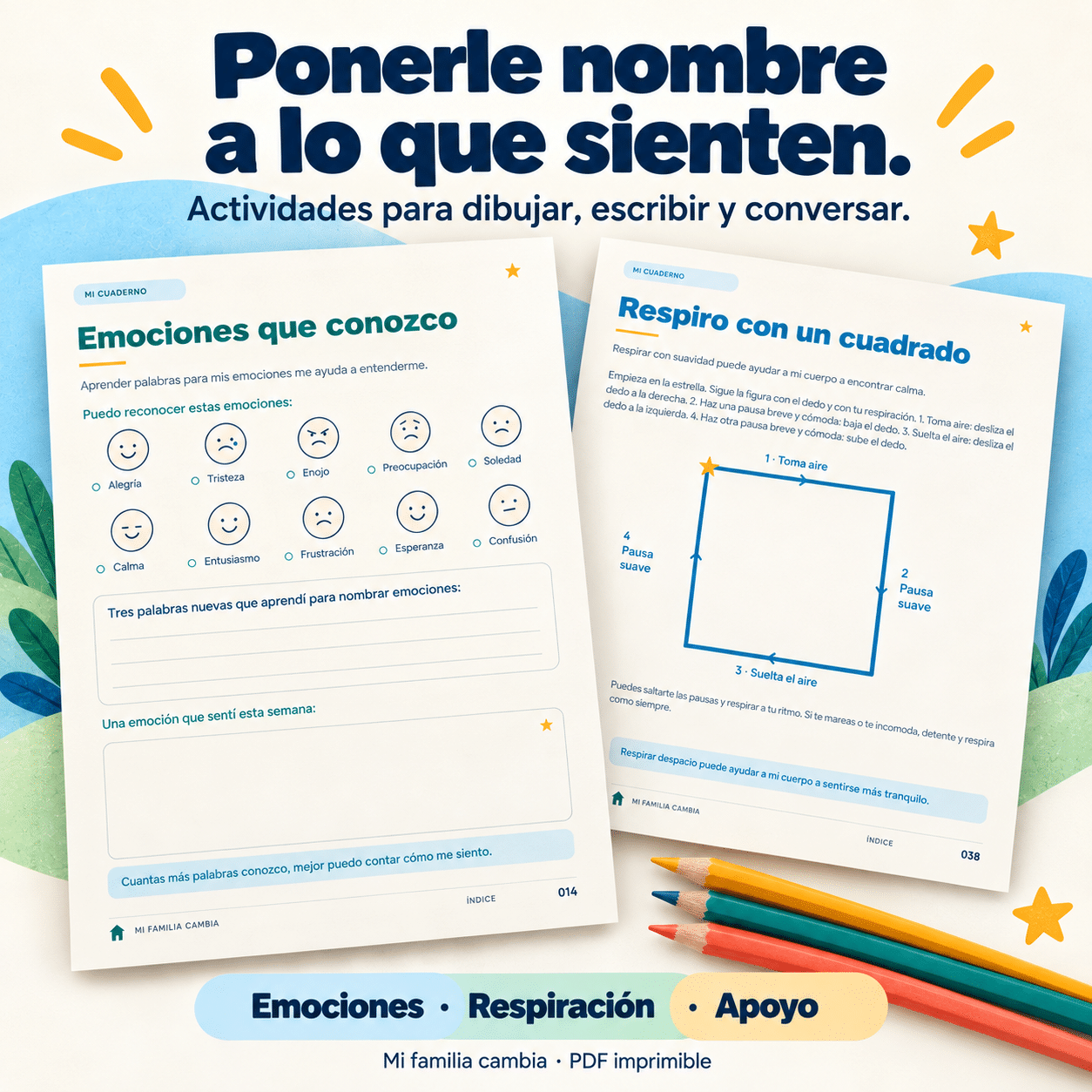 Mi familia cambia: cuaderno sobre el divorcio para niños y planificador para padres (PDF) - Image 2